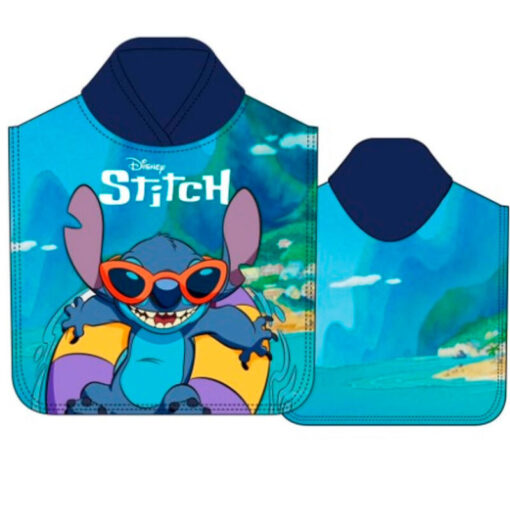 Disney Stitch Microfibre Poncho Asciugamano Disney