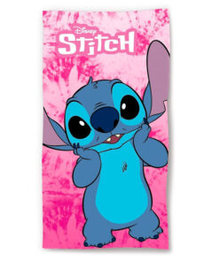 Disney Stitch Pink Microfibre Telo Mare Disney