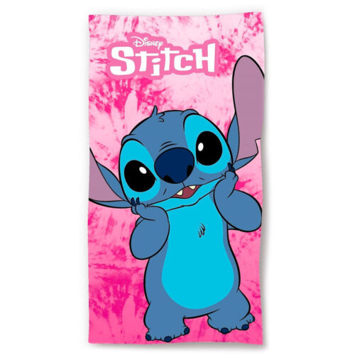 Disney Stitch Pink Microfibre Telo Mare Disney
