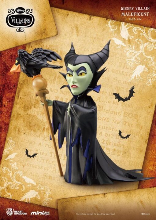 Disney Villains Mini Uova Attack Figura Maleficent 9 Cm Beast Kingdom Toys