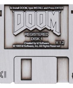 Doom Spilla Badge Floppy Disk Edizione Limitata Fanattik