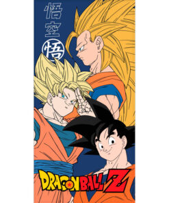 Dragon Ball Z Telo Mare Asciugamano in Microfibra Goku Super Saiyan 140x70 Cm
