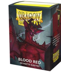Dragon Shield Bustine Protettive Standard Size Matte Blood Red (100) Accessori