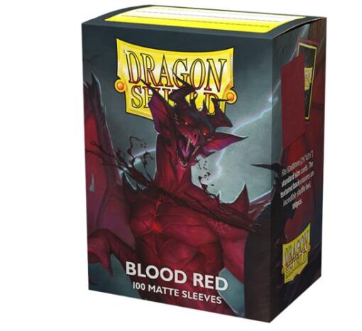 Dragon Shield Bustine Protettive Standard Size Matte Blood Red (100) Accessori