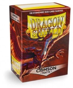 Dragon Shield Bustine Protettive Standard Size Matte Crimson (100) Accessori