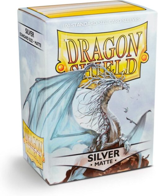 Dragon Shield Bustine Protettive Standard Size Matte Silver (100) Accessori