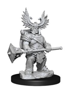 Dungeons & Dragons Frameworks Miniature Model Kit Dwarf Barbarian Female Wizkids