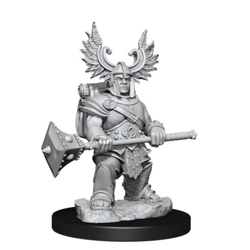 Dungeons & Dragons Frameworks Miniature Model Kit Dwarf Barbarian Female Wizkids
