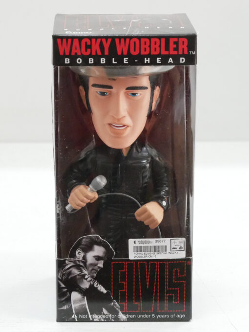 Elvis Presley Con Microfono Statua Booble Head Funko (Spedito in 24 ore)