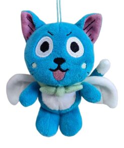 Fairy Tail Peluche Figura & Portachiavi Happy 10 Cm Sakami Merchandise