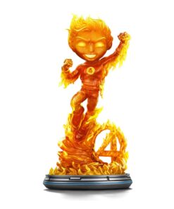 Fantastic Four Mini Co. Pvc Figura Human Torch 21 Cm Iron Studios
