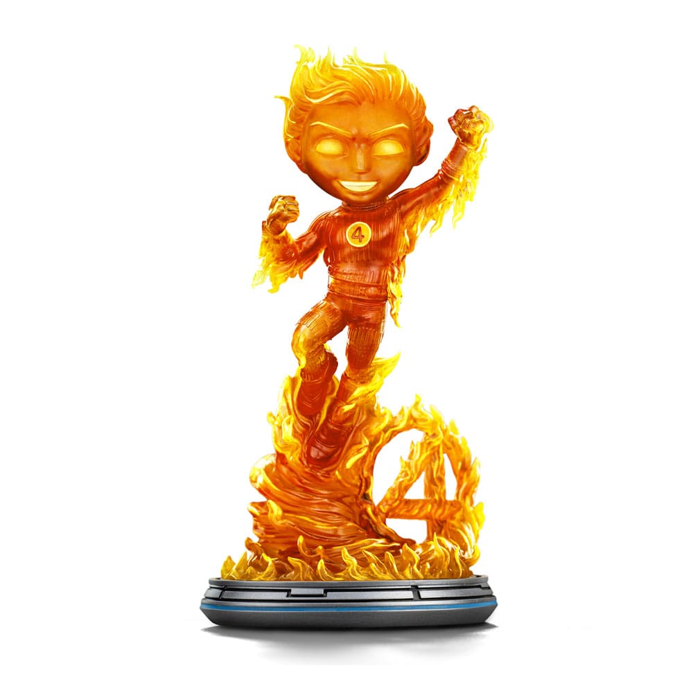 Fantastic Four Mini Co. Pvc Figura Human Torch 21 Cm Iron Studios
