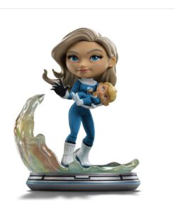 Fantastic Four Mini Co. Pvc Figura Invisible Woman E Franklin 15 Cm Iron Studios