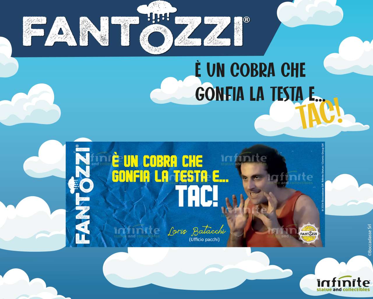 Fantozzi Tazza Di Ceramica Loris Batacchi Cobra Infinite Statue