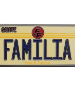 Fast & Furious Spilla Badge Familia License Piatto Fanattik