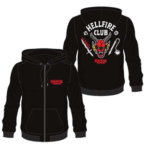 FELPA STRANGER THINGS HELLFIRE CLUB S TV SERIES - ABBIGLIAMENTO