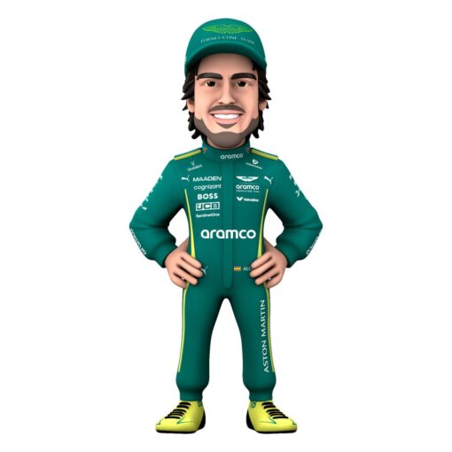 Formula 1 Minix Figura Fernando Alonso (aston Martin) 12 Cm Minix