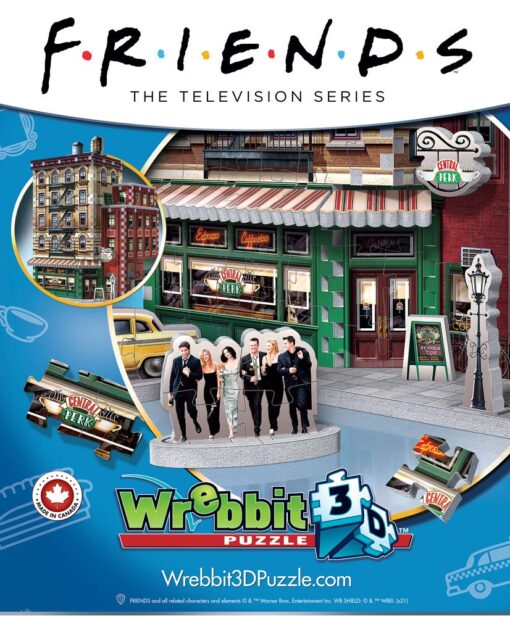 Friends 3d Puzzle Central Perk (440 Pezzi) Wrebbit Puzzle