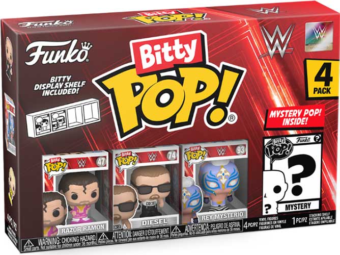 FUNKO BITTY POP 4 PACK WWE RAZOR RAMON WRESTLING/WWE - FUNKO