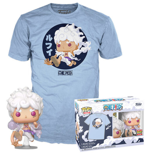 FUNKO TEE+POP ONE PIECE LUFFY GEAR FIVE S ONE PIECE - FUNKO