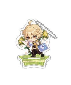 Genshin Impact Genshin Fes 2021 Acrylic Figura & Portachiavi Traveler Aether 9 Cm Mihoyo