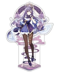 Genshin Impact Liyue Theme Series Character Acrylic Figura Keqing 14 Cm Mihoyo