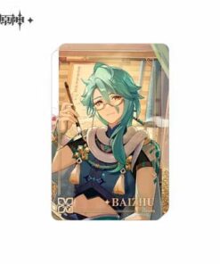 Genshin Impact Stampa In Acrilico Ornament Con Glitter: Baizhu 10 Cm Mihoyo