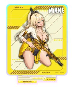 Goddess Of Victory: Nikke Crouching Series Acrylic Stand Rupee Holographic 14 Cm Sakami Merchandise