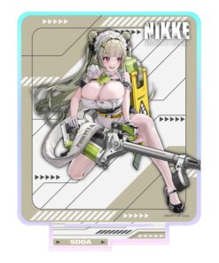 Goddess Of Victory: Nikke Crouching Series Acrylic Stand Soda Holographic 14 Cm Sakami Merchandise
