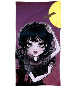 Gothic Girl Cotone Telo Mare