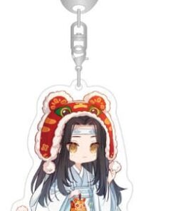 Grandmaster Of Demonic Cultivation Acrylic Portachiavi Lan Wangji Chibi Style 7 Cm Sakami Merchandise