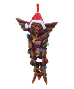 Gremlins Hanging Tree Ornaments Mohawk In Fairy Lights Case (6) Nemesis Now