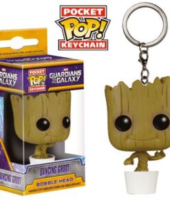 Guardiani Della Galassia Portachiavi Funko Pop! Vinile Groot Danzante 4 Cm