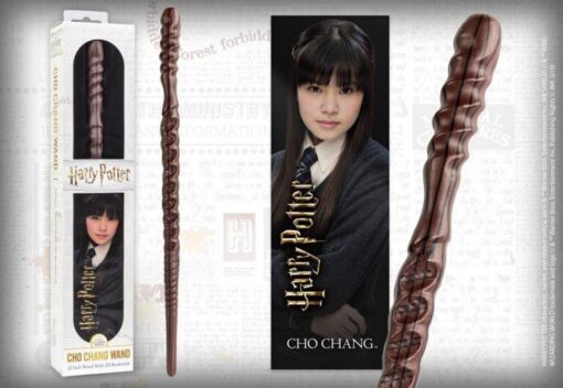 Harry Potter Bacchetta Magica Cho Chang + Segnalibro 3D 30 cm Noble Collection