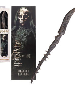 Harry Potter Bacchetta Magica Mangiamorte + Segnalibro 3D 30 cm Noble Collection
