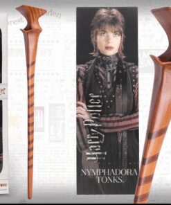 Harry Potter Bacchetta Magica Nymphadora Tonks + Segnalibro 3D 30 cm Noble