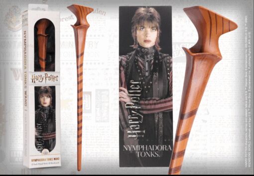 Harry Potter Bacchetta Magica Nymphadora Tonks + Segnalibro 3D 30 cm Noble
