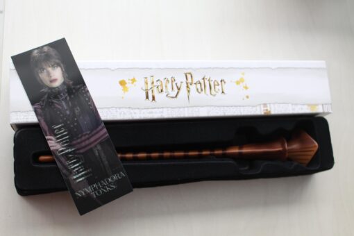 Harry Potter Bacchetta Magica Nymphadora Tonks + Segnalibro 3d Noble Collection