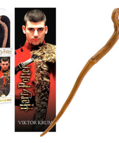 Harry Potter Bacchetta Magica Viktor Krum + Segnalibro 3D 30 cm Noble Collection