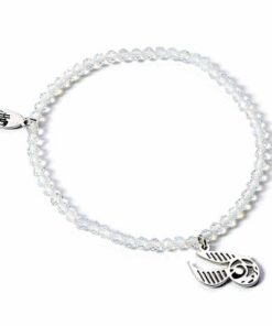 Harry Potter Bracciale Perle Bianche Ciondolo Boccino D'Oro Argento Distrineo