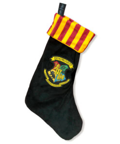 Harry Potter Calza Befana Nera con Stemma Hogwarts Natale Groovy