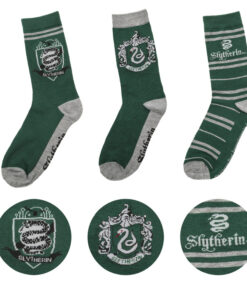 Harry Potter Cinereplicas Serpeverde Calzini 3 Pairs Set Accessori Abbigliamento