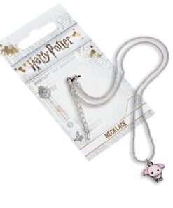 Harry Potter Collana con Ciondolo Elfo Dobby rosa 40 cm The Carat Shop