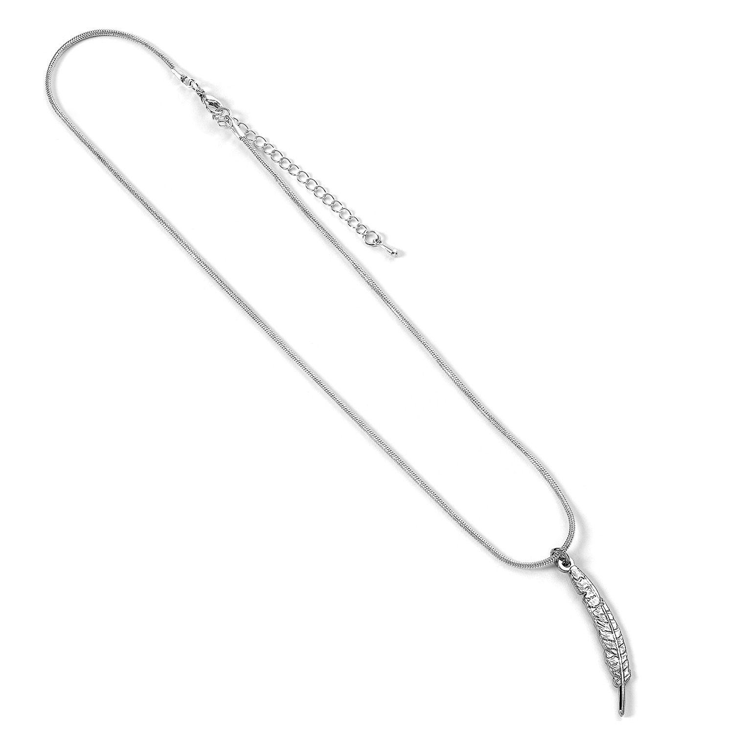 Harry Potter Collana placcata Argento con Ciondolo a Piuma 40