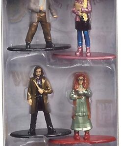 Harry Potter Confezione da 5 Action Figure in Metallo di 4 Cm Jada Toys