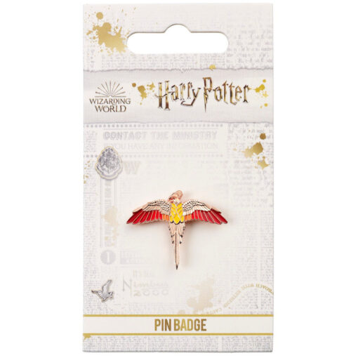 Harry Potter Fawkes Spilla Badge The Carat Shop