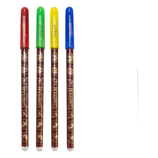 Harry Potter Gel Penne 4-pack Colourful Crest Blue Sky Studios