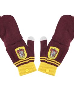 Harry Potter Guanti Grifondoro Muffole Rimovibili/Touch Screen Cinereplicas