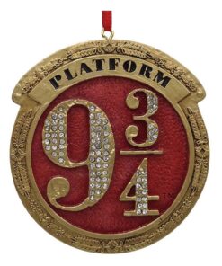 Harry Potter Hanging Tree Ornaments Binario 9 3/4 Case (6) Nemesis Now