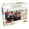 Harry Potter Jigsaw Puzzle Movie Poster 3-pack (500 Pezzi) Aquarius
